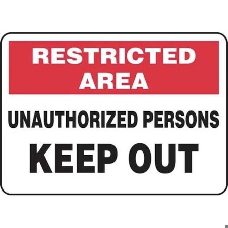 Accuform Safety Sign, MADM906XV MADM906XV